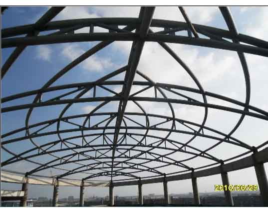 潍坊中煤朔州宾馆管桁架工程